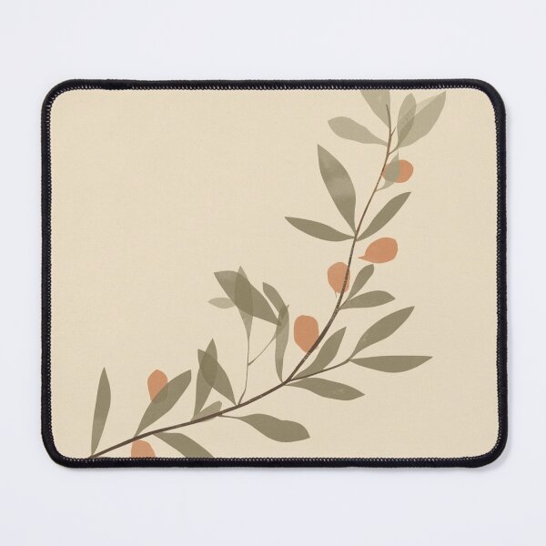 Item preview, Minimalist Olive Branch Illustration Muted Sage Green and Terracotta designed and sold by Zaramodo.