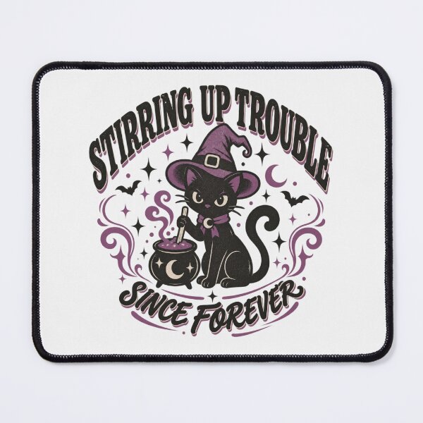 Item preview, Stirring Up Trouble Tee, Vintage Halloween Graphic designed and sold by PhylonBoxx.
