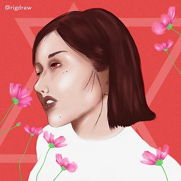 Artwork thumbnail, Redflower by Rigdraw