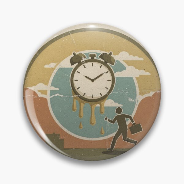 Item preview, Office of Chronic Lateness Retro Poster designed and sold by PictorialWhimsy.