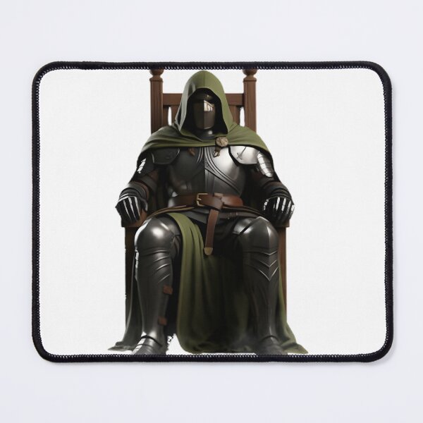 Item preview, Sovereign Metal Mask Villain On Throne Graphic Art | ⭐⭐⭐⭐⭐ designed and sold by senat12.