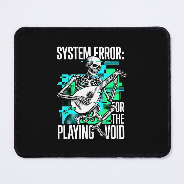 Item preview, System Error For The Playing Void - Cyberpunk Skeleton Art designed and sold by SplashTastic.