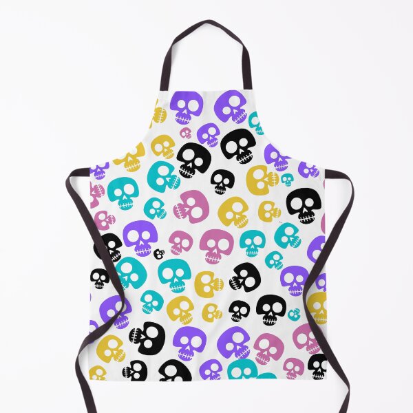 Item preview,  Colorful happy skulls designed and sold by JSMidnightCreations .