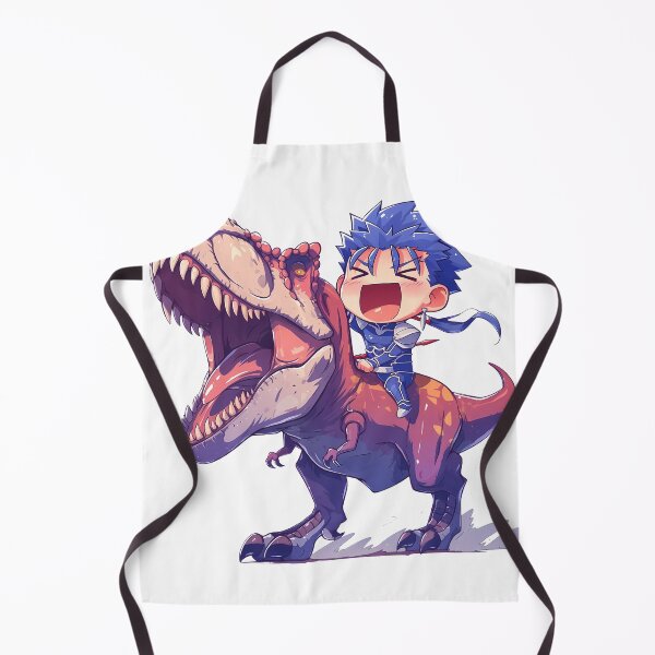 Item preview, Lancer Fate Stay Night Chibi Dinosaur Riding Chaos designed and sold by Dashsopaner.