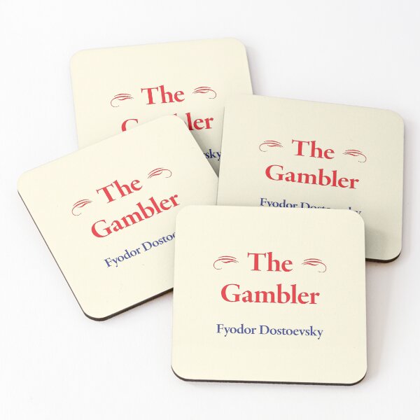 Item preview, Fyodor Dostoevsky The Gambler, Russian Novelist, Classic Literature designed and sold by CharlottePlaceArt.