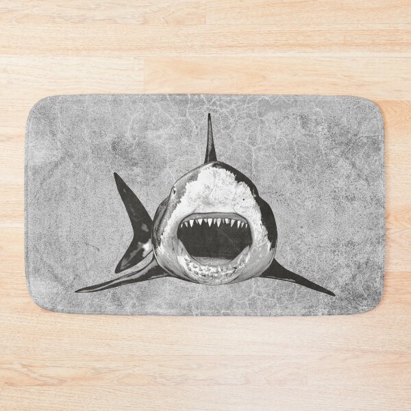Item preview, Grey Great White Shark Open Jaws Frontal Attack designed and sold by Ghoul Enterprises.