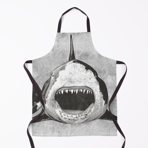 Item preview, Grey Great White Shark Open Jaws Frontal Attack designed and sold by Ghoul Enterprises.
