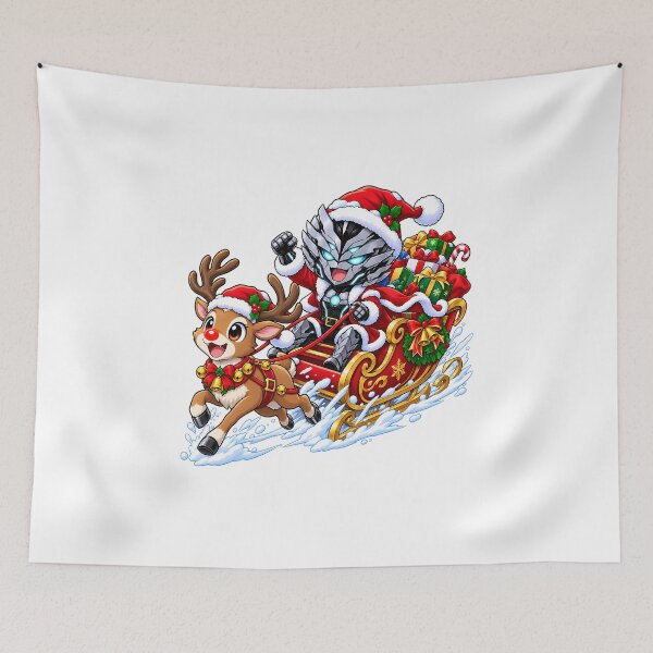 Item preview, Bemular Ultraman Christmas Sleigh Reindeer Delivery Chibi designed and sold by Dashsopaner.