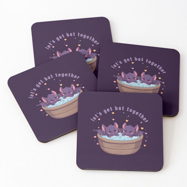 Item preview, Let's Get Bat Together designed and sold by TeeHee Puns.