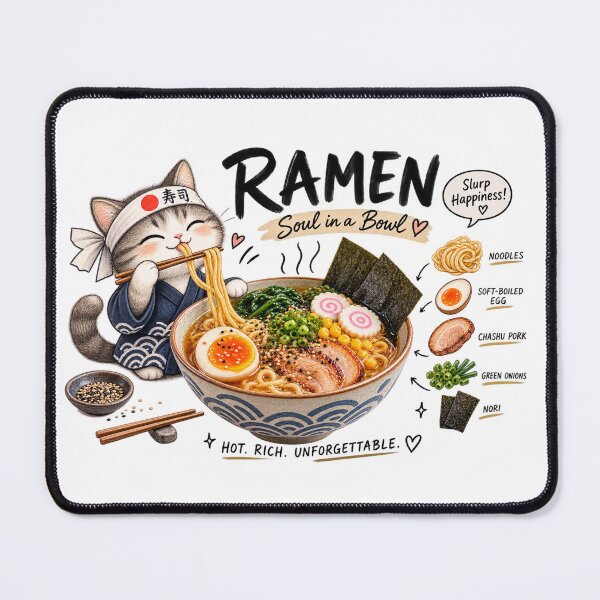 Item preview, Ramen Soul Cat designed and sold by ArtNova17.