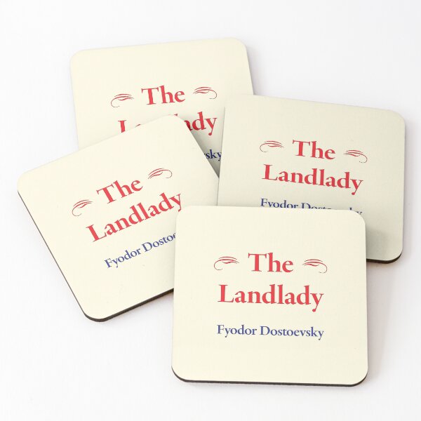 Item preview, Fyodor Dostoevsky The Landlady Russian Novelist, Classic Literature designed and sold by CharlottePlaceArt.