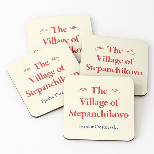 Item preview, Fyodor Dostoevsky The Village of Stepanchikovo Russian Novelist, Classic Literature designed and sold by CharlottePlaceArt.