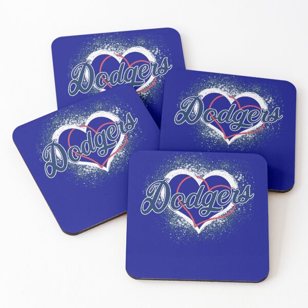 Item preview, Vintage Dodgers Hearts Splashing Baseball Sports Team Spirit designed and sold by RockTheFeal.