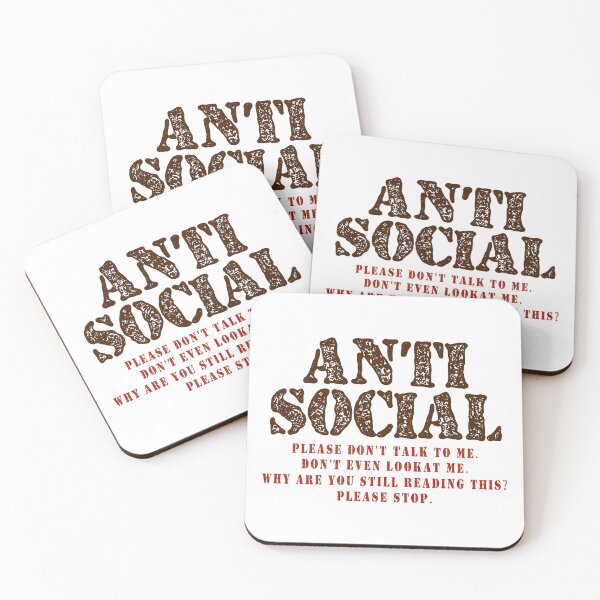 Item preview, Anti Social Please Stop Reading Funny Introvert designed and sold by ettPesha92.