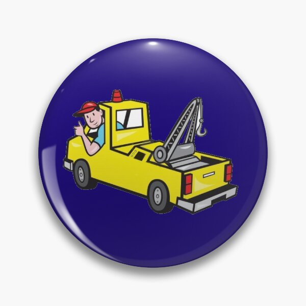 Item preview, Conductor de grúa amarilla designed and sold by The Hook Up Towing & Recovery.