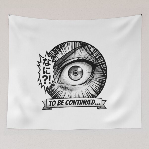 Item preview, Dramatic Manga Panel Nani To Be Continued Anime Screentone T-Shirt designed and sold by KreatoLab.