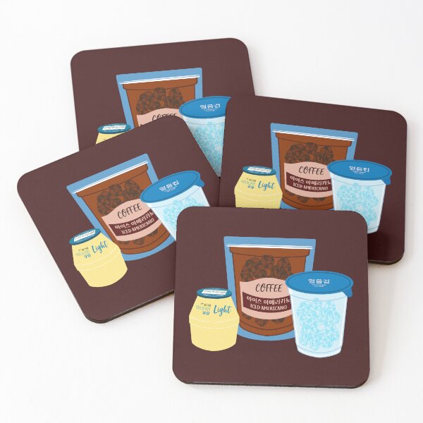 Item preview, Light Banana Milk Americano Coffee Set designed and sold by Rin_Art.