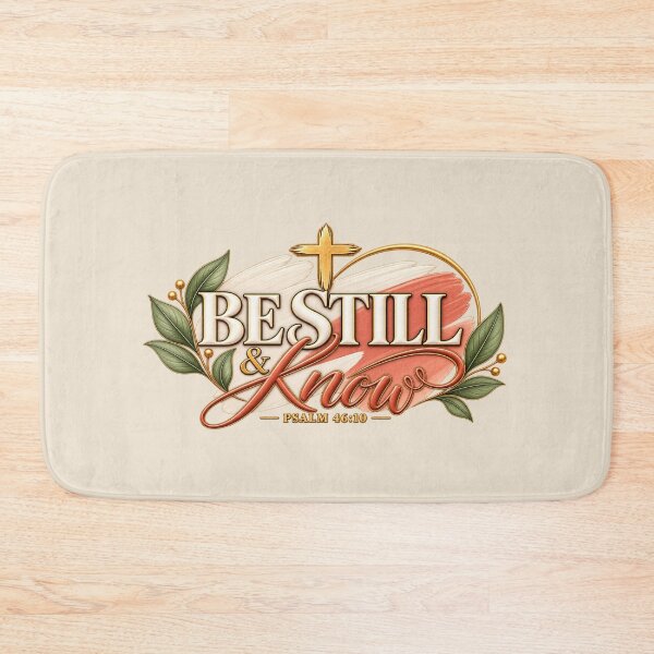 Item preview, Be Still & Know – Psalm 46:10 Christian Faith designed and sold by HO•Designs.