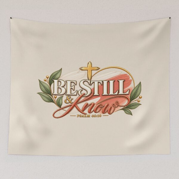 Item preview, Be Still & Know – Psalm 46:10 Christian Faith designed and sold by HO•Designs.