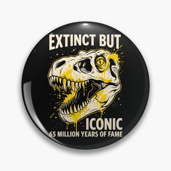 Item preview, Extinct But Iconic - Retro Dinosaur Science Art designed and sold by SplashTastic.