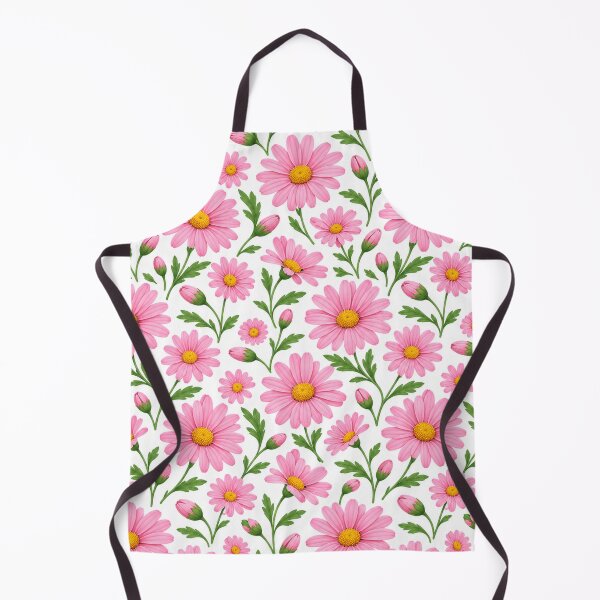 Item preview, Pink Daisy Floral Botanical Pattern designed and sold by SeJaa.
