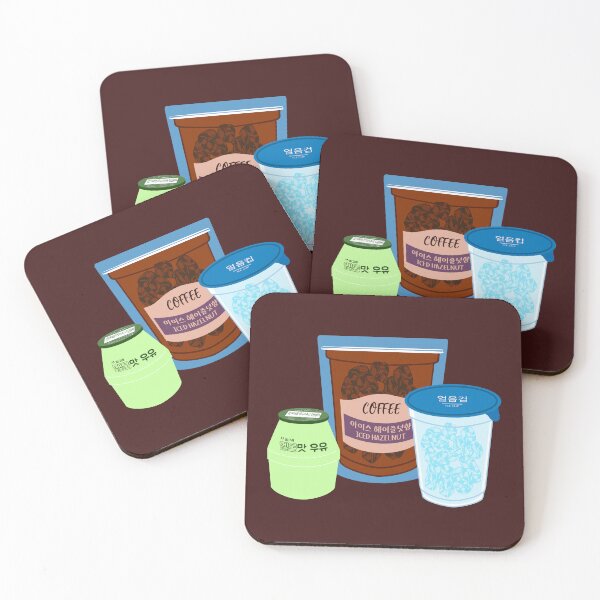 Item preview, Korean Melon Milk Hazelnut Coffee Set designed and sold by Rin_Art.