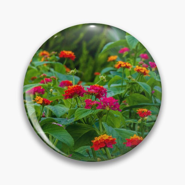 Item preview, Vibrant Garden with Colorful Flowers in a Lush Natural Setting designed and sold by Nmallia.