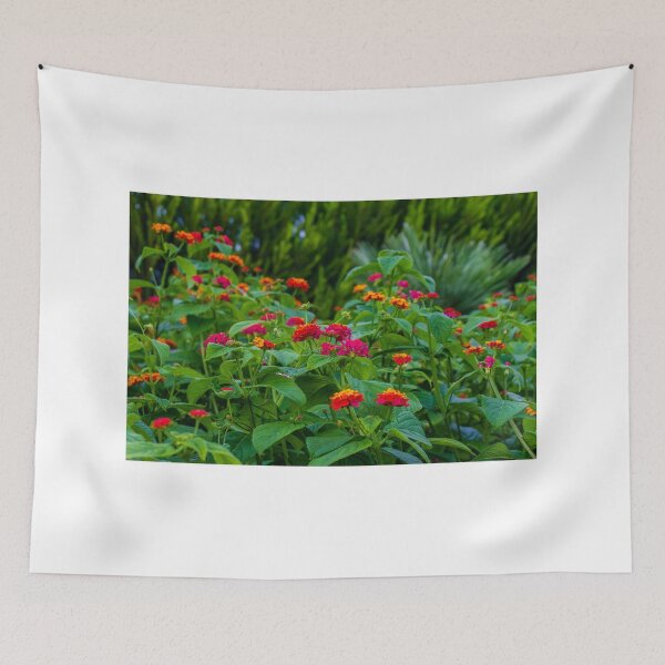 Item preview, Vibrant Garden with Colorful Flowers in a Lush Natural Setting designed and sold by Nmallia.
