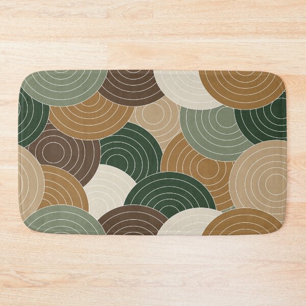 Item preview, Colorful circle pattern featuring circles in various sizes and vibrant colors arranged in a playful and modern composition. designed and sold by Line-Aura.