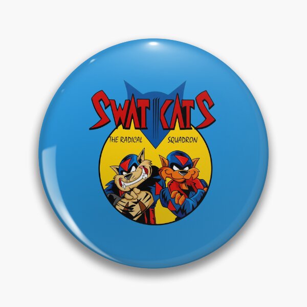Item preview, SWAT Kats Retro Cartoon Badge designed and sold by AltenwerthEdiso.