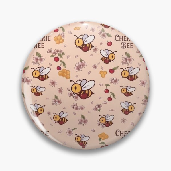 Item preview, Cute Kawaii Cherrie Bee Nectar Flower Wreath Illustration designed and sold by CherrieBee.