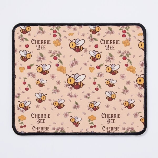 Item preview, Cute Kawaii Cherrie Bee Nectar Flower Wreath Illustration designed and sold by CherrieBee.