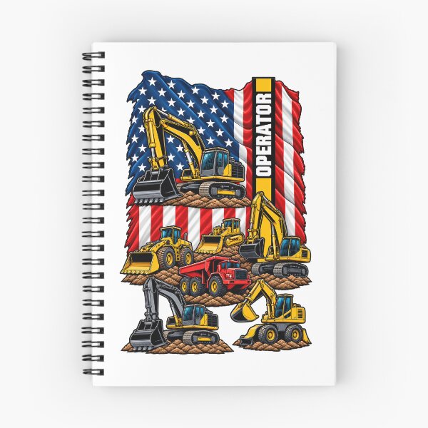 Item preview, Operator Heavy Equipment American Flag designed and sold by mobsture.
