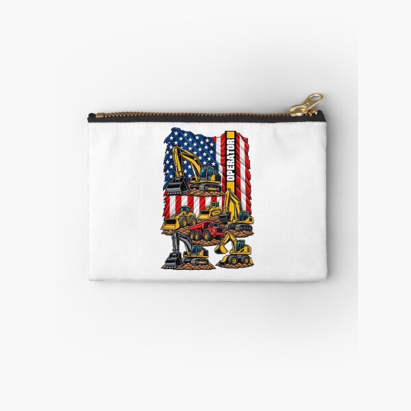 Item preview, Operator Heavy Equipment American Flag designed and sold by mobsture.