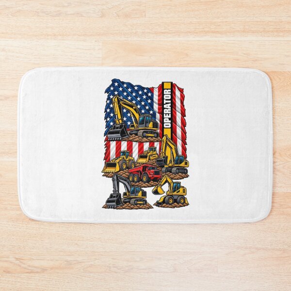 Item preview, Operator Heavy Equipment American Flag designed and sold by mobsture.