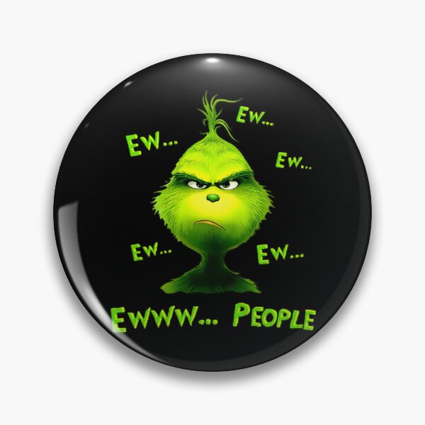 Item preview, Ew People Funny Green Guy Introvert Xmas Art designed and sold by RakeshPatelArt.