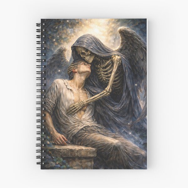Item preview, The Kiss of Death Painting – Gothic Romantic Art designed and sold by GalleryKauffeld.