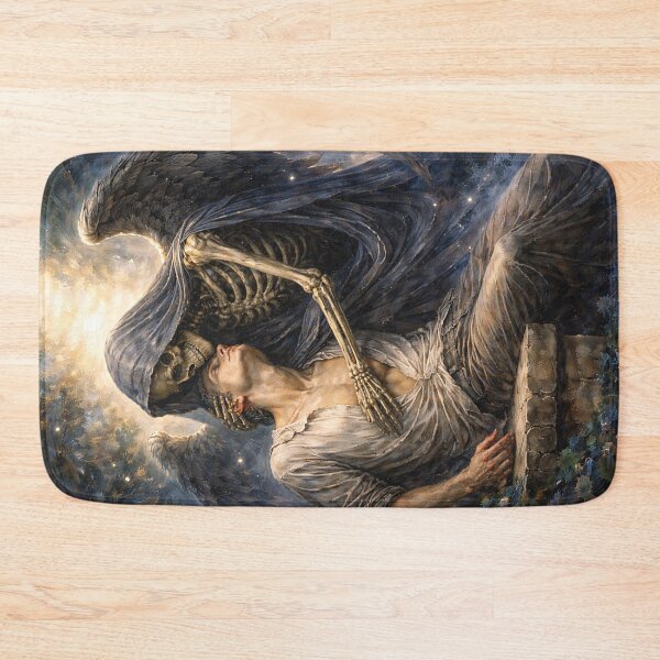 Item preview, The Kiss of Death Painting – Gothic Romantic Art designed and sold by GalleryKauffeld.