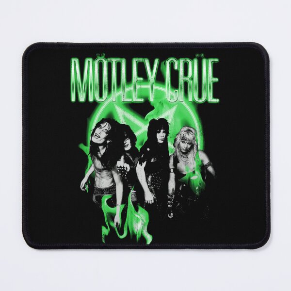 Item preview, Mötley Crüe Neon Green Flames Design designed and sold by tayiberbesalan.