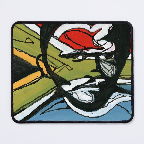 Item preview, Rainbow Nation Icon – South Africa Art Brut Portrait by Dwaalhaas designed and sold by Dwaalhaas.com.