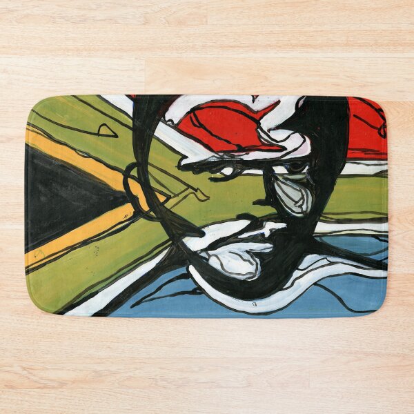 Item preview, Rainbow Nation Icon – South Africa Art Brut Portrait by Dwaalhaas designed and sold by Dwaalhaas.com.