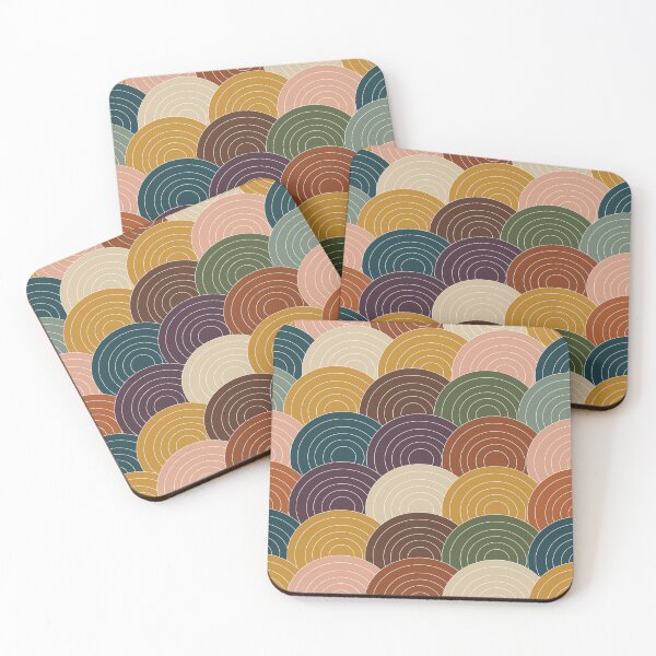 Item preview, Colorful circle pattern featuring circles in various sizes and vibrant colors arranged in a playful and modern composition. designed and sold by Line-Aura.