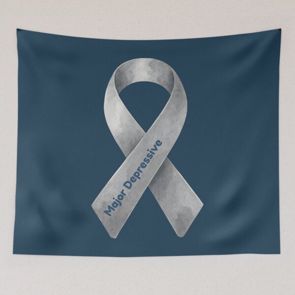 Item preview, Major Depressive, MDD, Major Depressive Awareness Ribbon designed and sold by MoMidoStore.