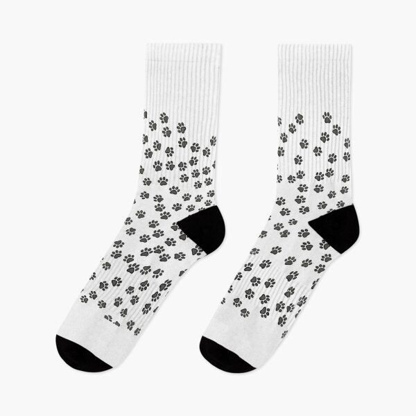 Item preview, Curious Cat Paw Prints Seamless Pattern Background designed and sold by Rust & Soul.