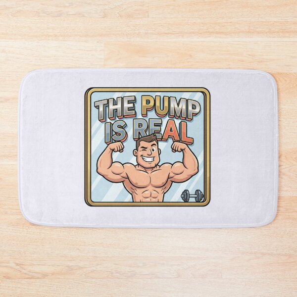 Item preview, Hilarious "The Pump Is Real" Bodybuilding Meme! designed and sold by pradeepvisuals.