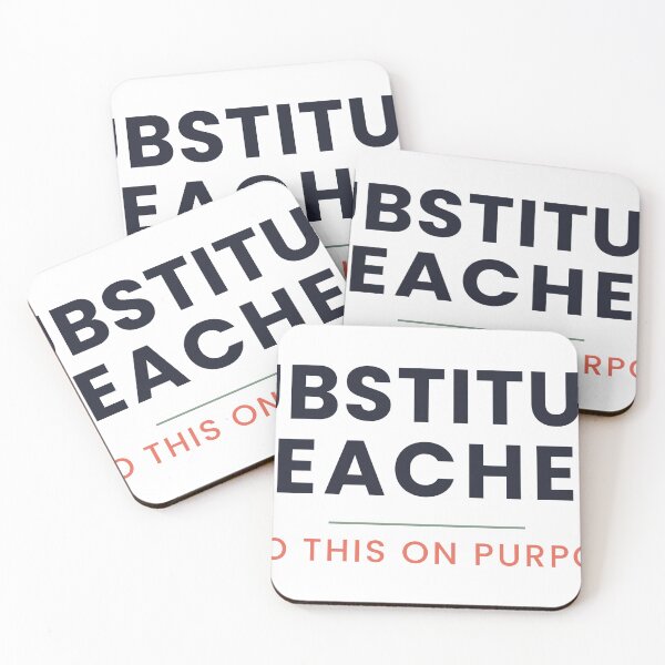 Item preview, Substitute Teacher I Do This On Purpose designed and sold by WakeCapCo.