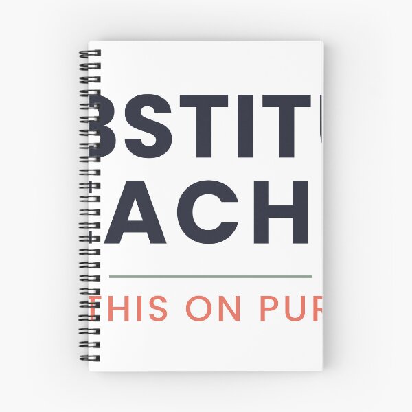 Item preview, Substitute Teacher I Do This On Purpose designed and sold by WakeCapCo.