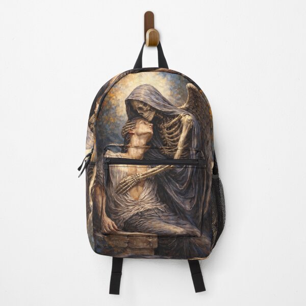 Item preview, The Kiss of Death Painting – Gothic Love and Tragedy designed and sold by GalleryKauffeld.