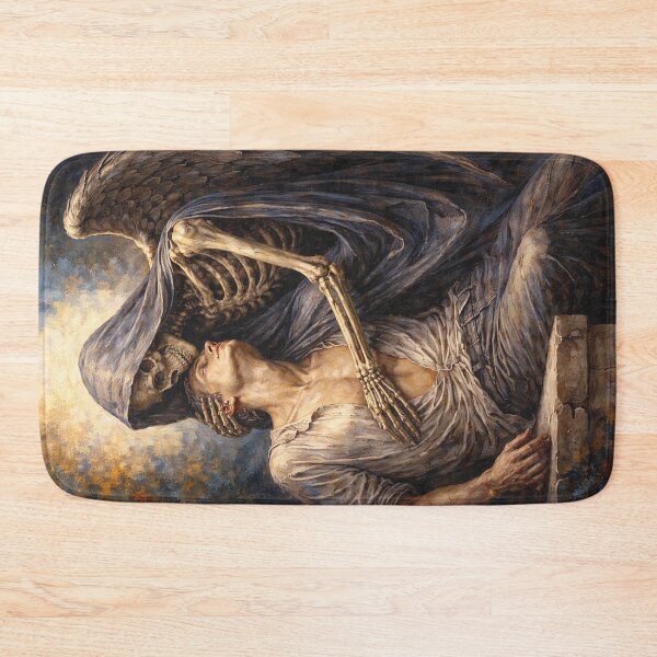 Item preview, The Kiss of Death Painting – Gothic Love and Tragedy designed and sold by GalleryKauffeld.