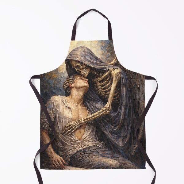 Item preview, The Kiss of Death Painting – Gothic Love and Tragedy designed and sold by GalleryKauffeld.